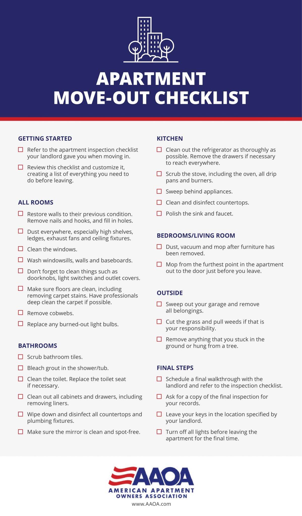 landlord tenant checklist move in move out